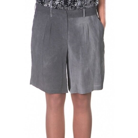 $580 - MARKUS LUPFER Dress SHORTS Dust TAILORED Bermudas GREY M